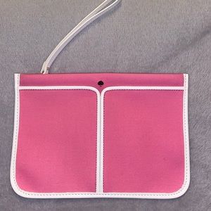 kate spade hibiscus tea wristlet